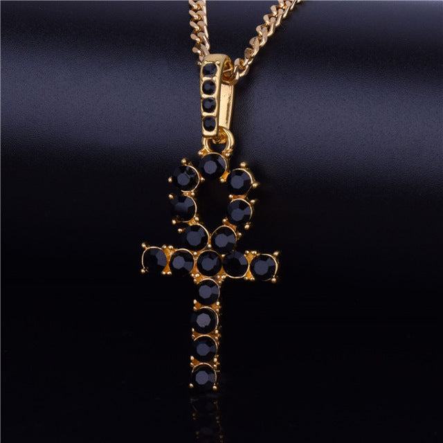 Iced Out Egyptian Ankh