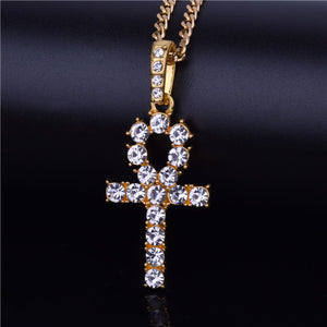 Iced Out Egyptian Ankh