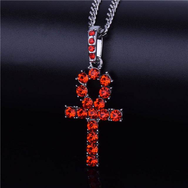 Iced Out Egyptian Ankh