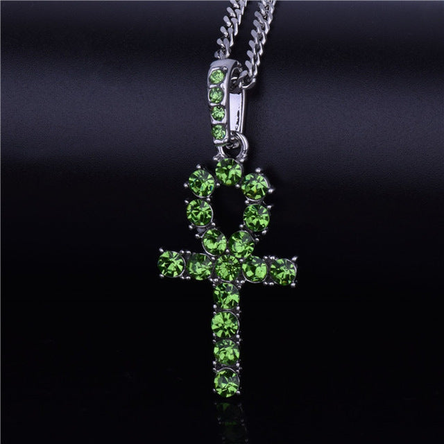 Iced Out Egyptian Ankh