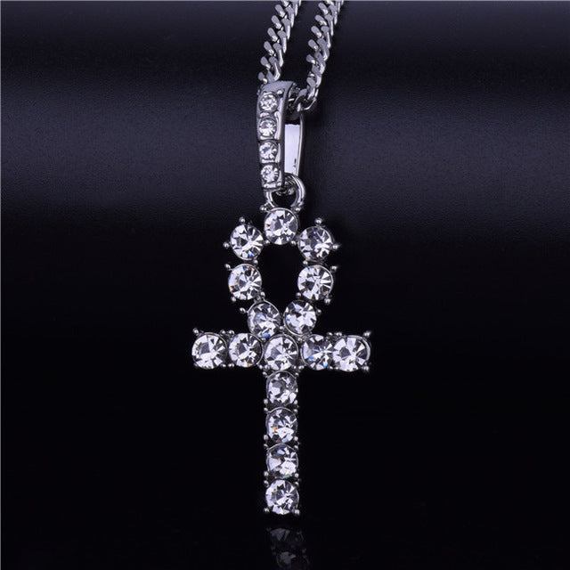 Iced Out Egyptian Ankh