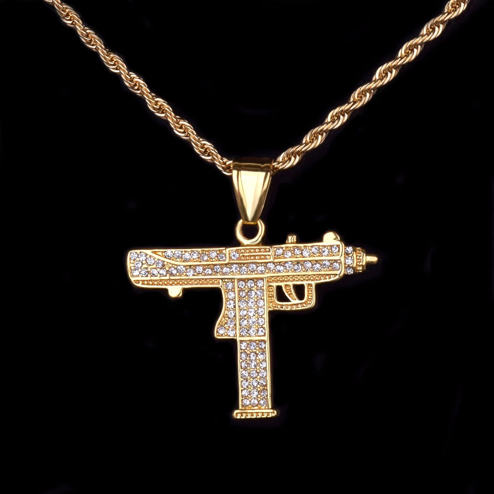 Iced Out Uzi Chain