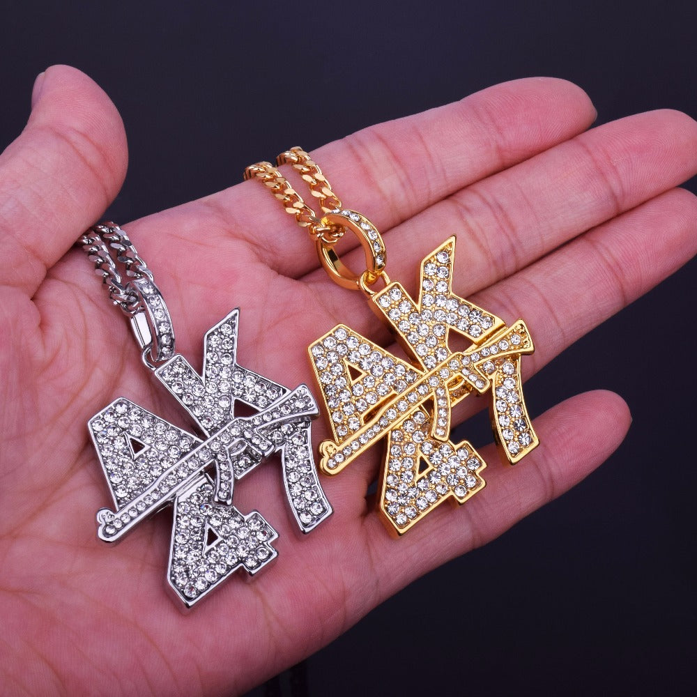 Iced Out AK47 Chain