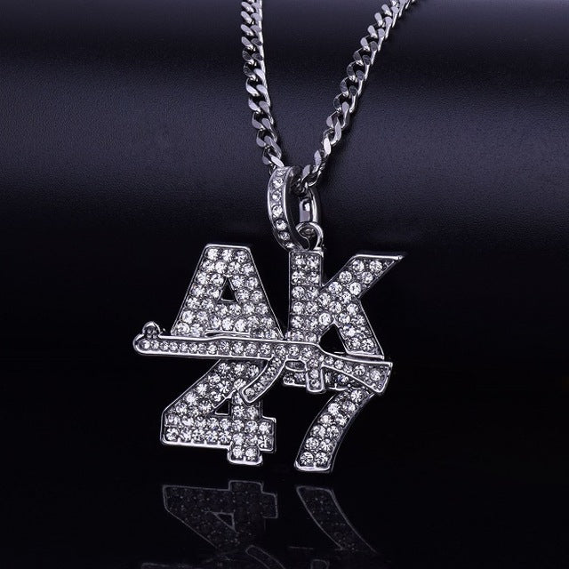 Iced Out AK47 Chain