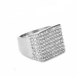 Iced Out Square Ring