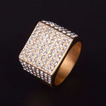 Iced Out Square Ring