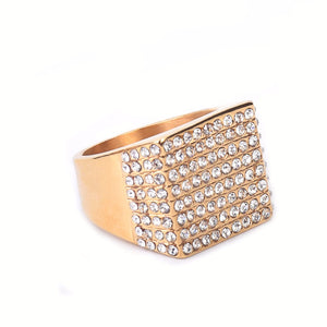Iced Out Square Ring