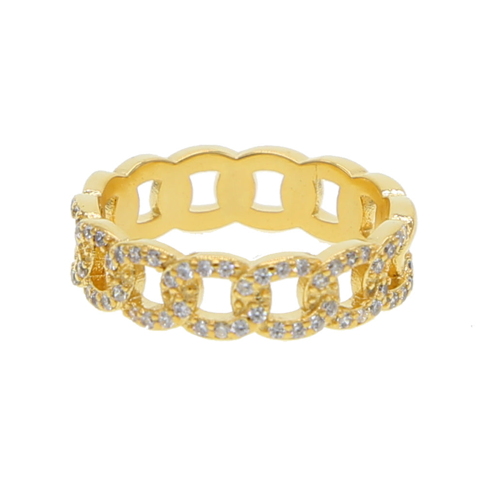 Iced Out Miami Cuban Link Ring
