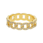 Iced Out Miami Cuban Link Ring