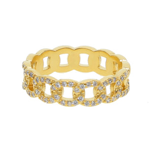 Iced Out Miami Cuban Link Ring