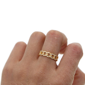 Iced Out Miami Cuban Link Ring