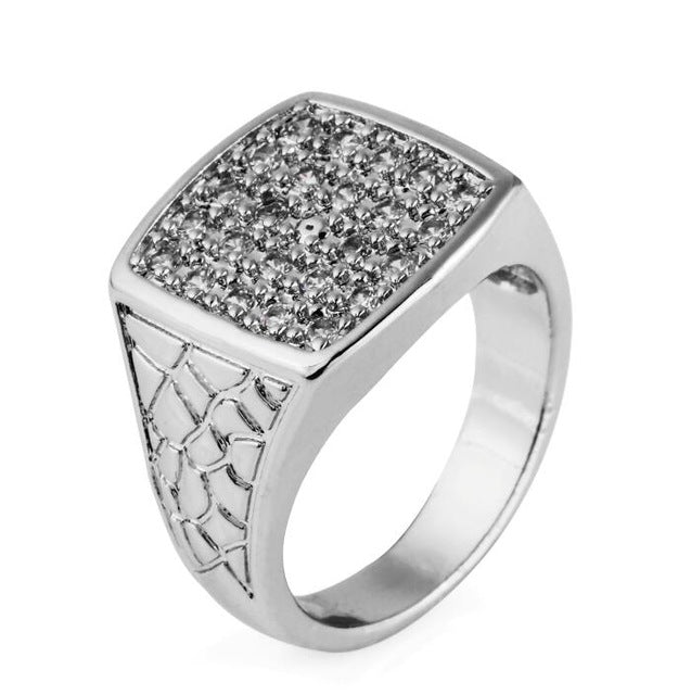 Iced Out Nugget Ring