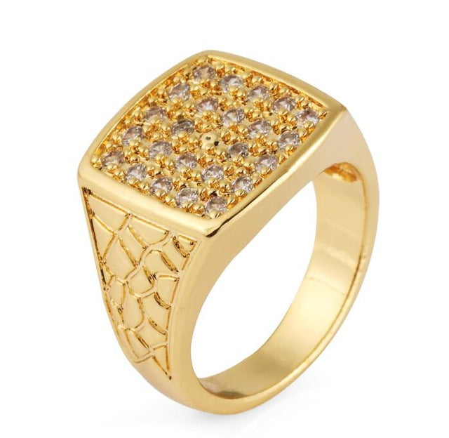 Iced Out Nugget Ring