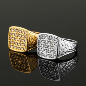 Iced Out Nugget Ring