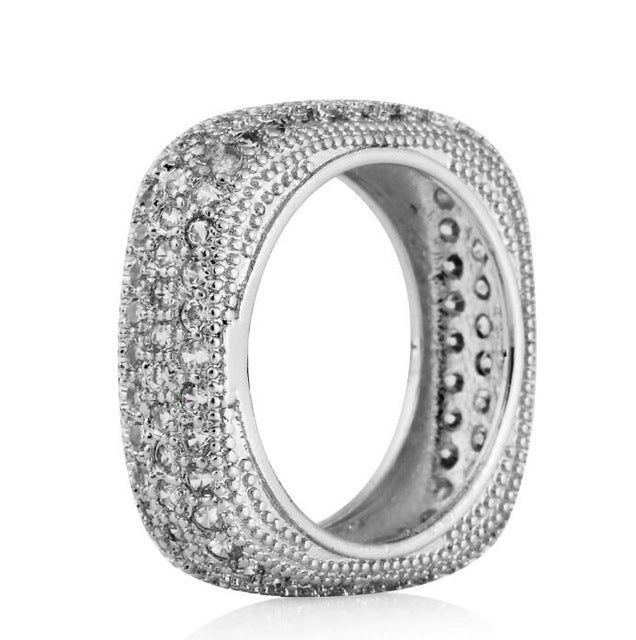 Iced Out Square Ring