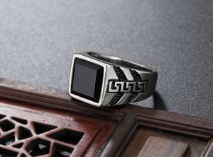 Vintage Flat Gem Ring