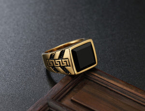 Vintage Flat Gem Ring